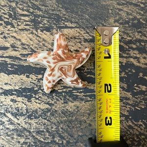 Glass blown pendant beautiful starfish